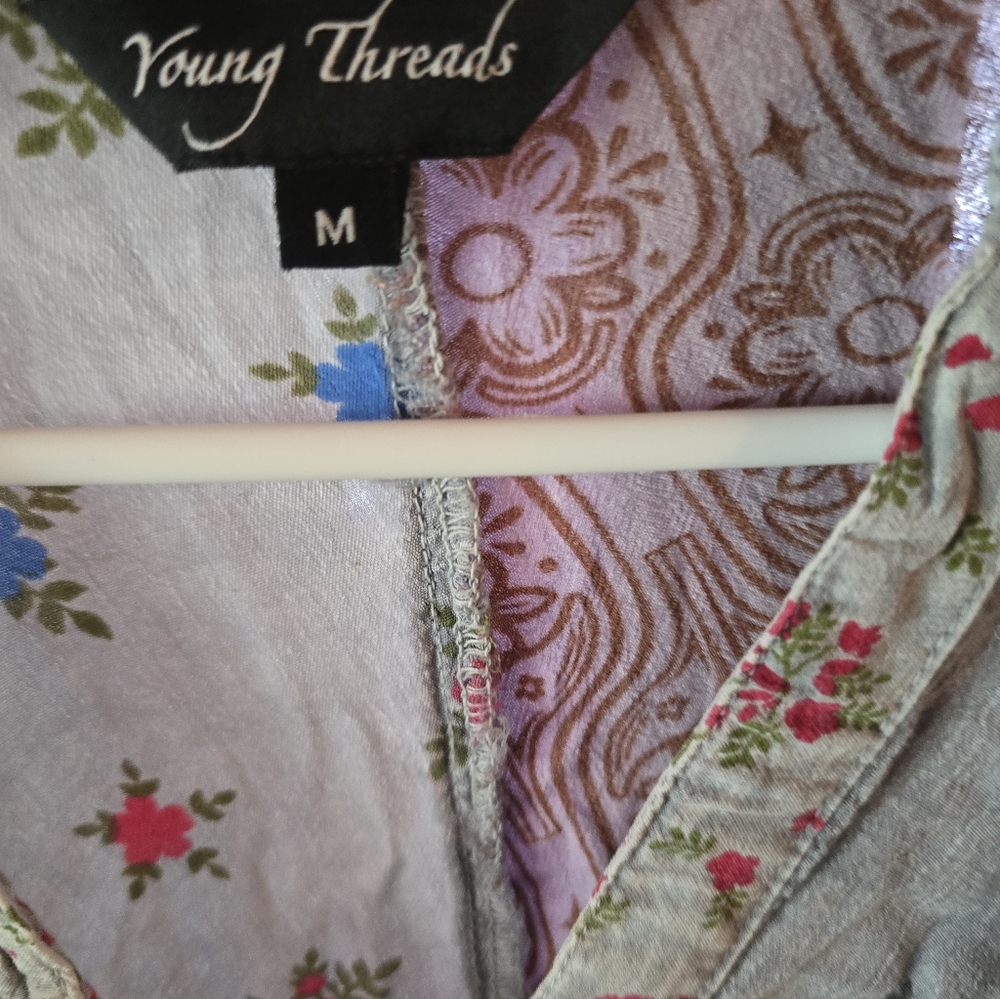 Young Threads Multicolor Patchwork Blouse - image 3